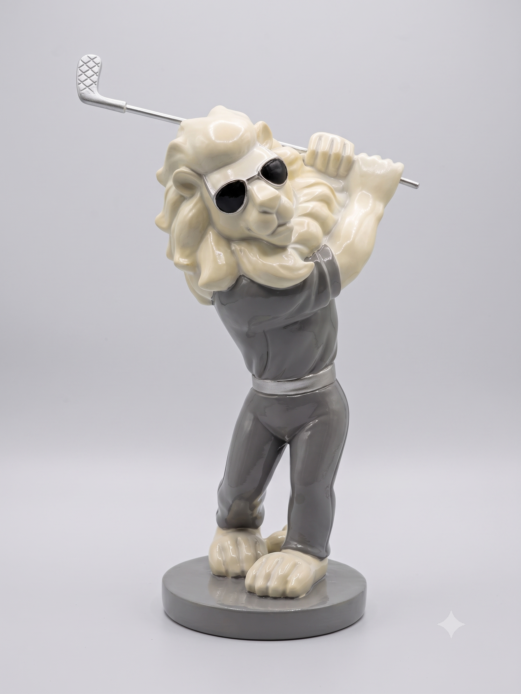 Quirky Lion Figurine