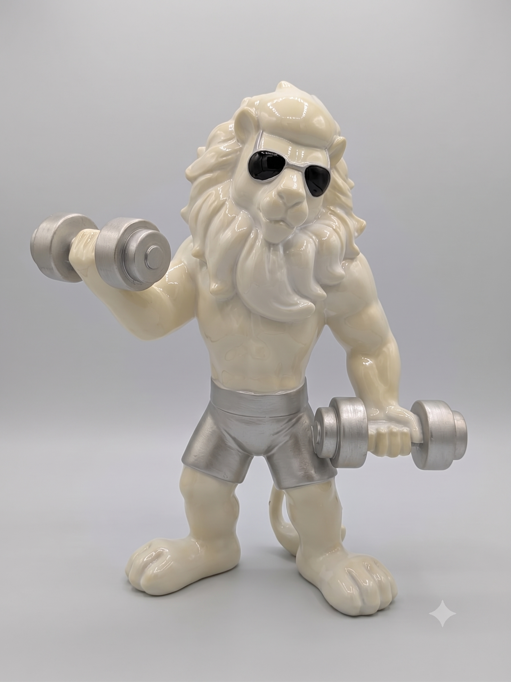Quirky Lion Figurine